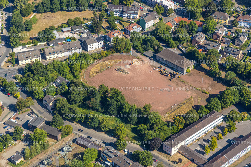 Essen220806760 | Luftbild, Baustelle Sportplatz Germaniastraße, Essen-Bochold, Essen, Ruhrgebiet, Nordrhein-Westfalen, Deutschland