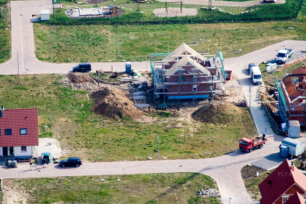 Luftbild: Schaidt, Neubaugebiet NO im Ortsteil Schaidt in Wörth im Bundesland Rheinland-Pfalz in Deutschland. Foto: IMG_5512.jpg vom 15.03.2007 durch Werner Riehm/FLY-FOTO.de