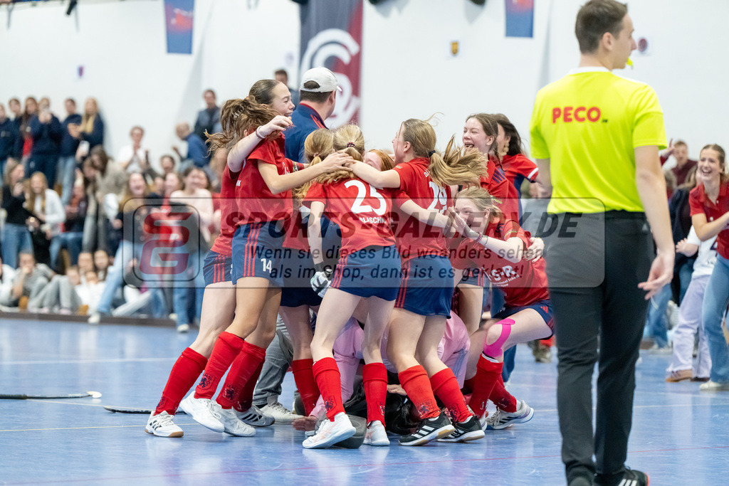 HK_20250223_103296 | Deutsche Meisterschaft wU14 Finale und Ehrungen am 23.2.2025 Düsseldorfer HC, Düsseldorf