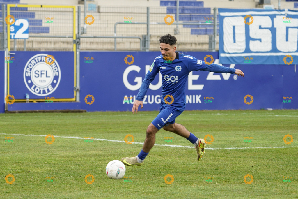VfL Sportsfreunde Lotte vs. VfL Bochum II U23 - Regionalliga West - 28. Spieltag 2026 | Denis Milic, 22 - Realisiert mit Pictrs.com
