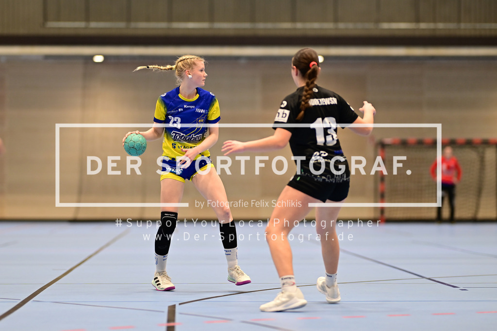 Handball I Juniorinnen I Saison 2025-2026 I Regionalliga I 9. Spieltag I Buxtehuder SV - TV Hannover-Badenstedt I 18567 | Der Sportfotograf. - Realized with Pictrs.com