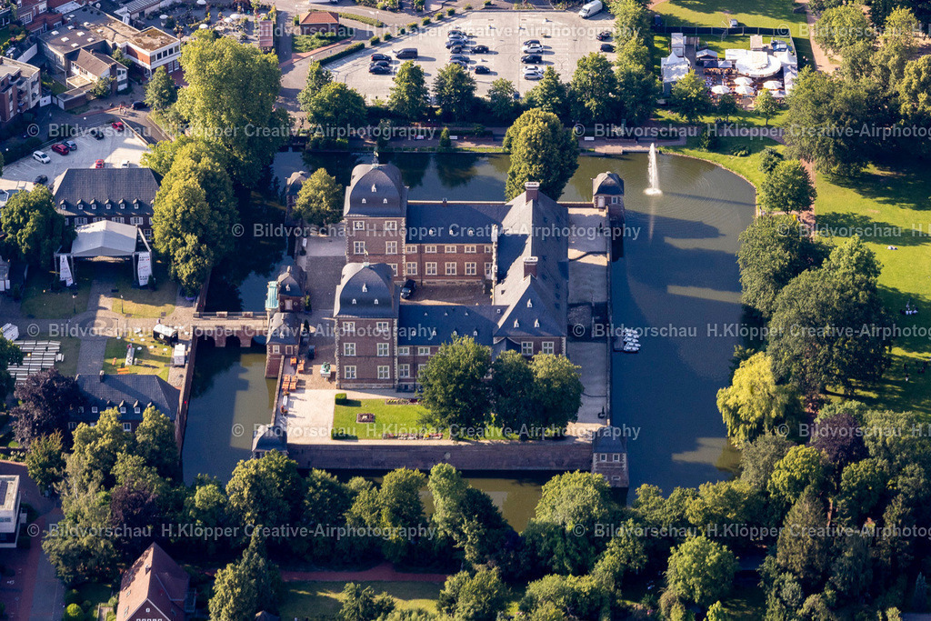 luftbilder-ahaus-kreis Borken-9930 | Luftbild Stadt Ahaus und Wasserschloss Ahaus - Realisiert mit Pictrs.com