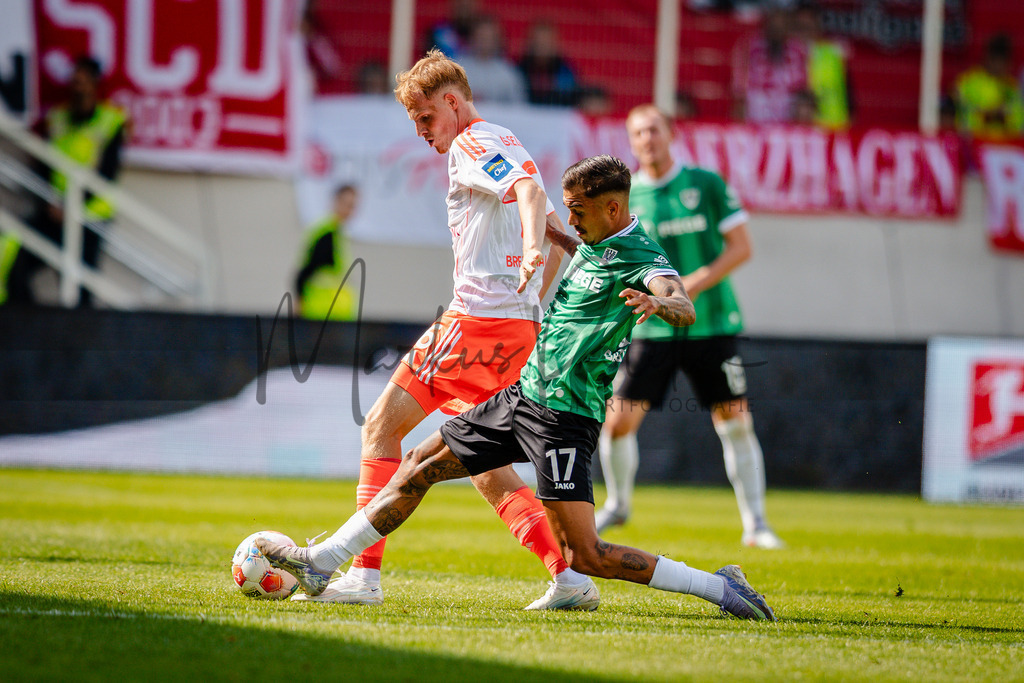 2. Bundesliga, Saison 2025/26, 5. Spieltag : SC Preußen Münster - Fortuna Düsseldorf | Münster, 14.09.2025: 2. Bundesliga, 5. Spieltag, SC Preußen Münster gegen Fortuna Düsseldorf im LVM-Preußenstadion in Münster. Foto: sportfotografie.ms | Markus Paletta - Realisiert mit Pictrs.com