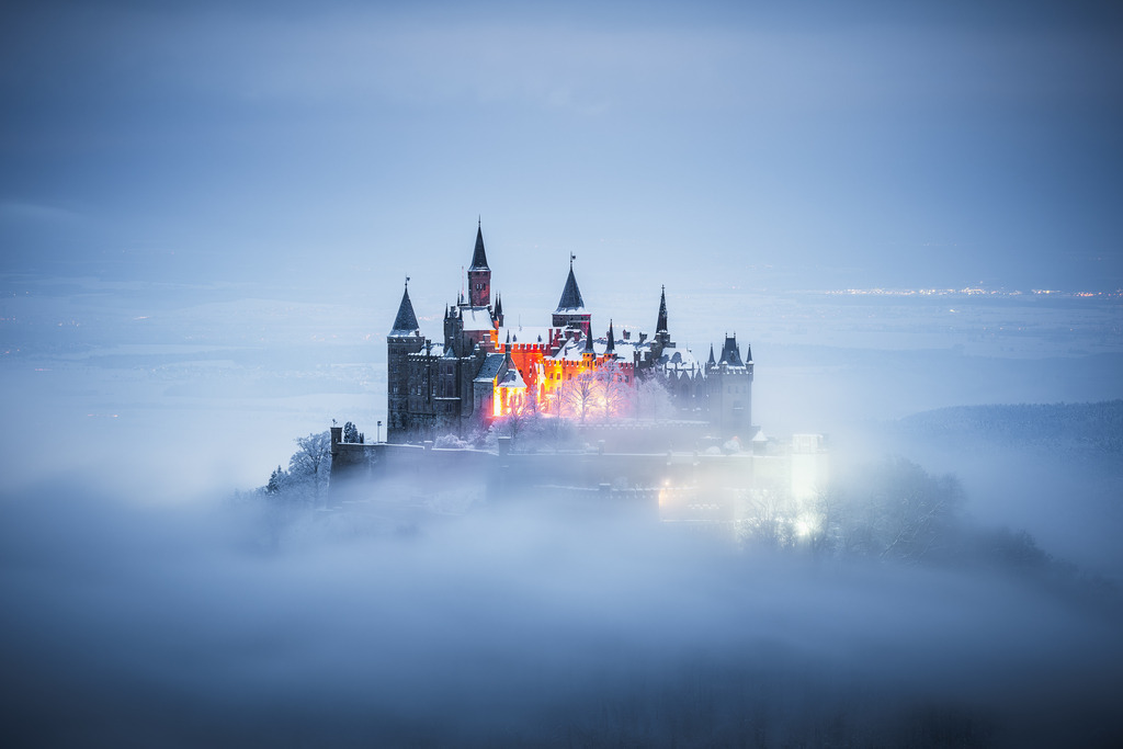 Burg Hohenzollern im Winter | Heiko Oßwald - Realisiert mit Pictrs.com
