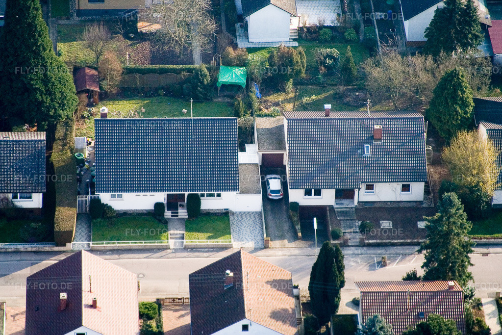 Luftbild: Zeppelinstr in Kandel im Bundesland Rheinland-Pfalz in Deutschland. Foto: IMG_5354.jpg vom 18.02.2007 durch Werner Riehm/FLY-FOTO.de