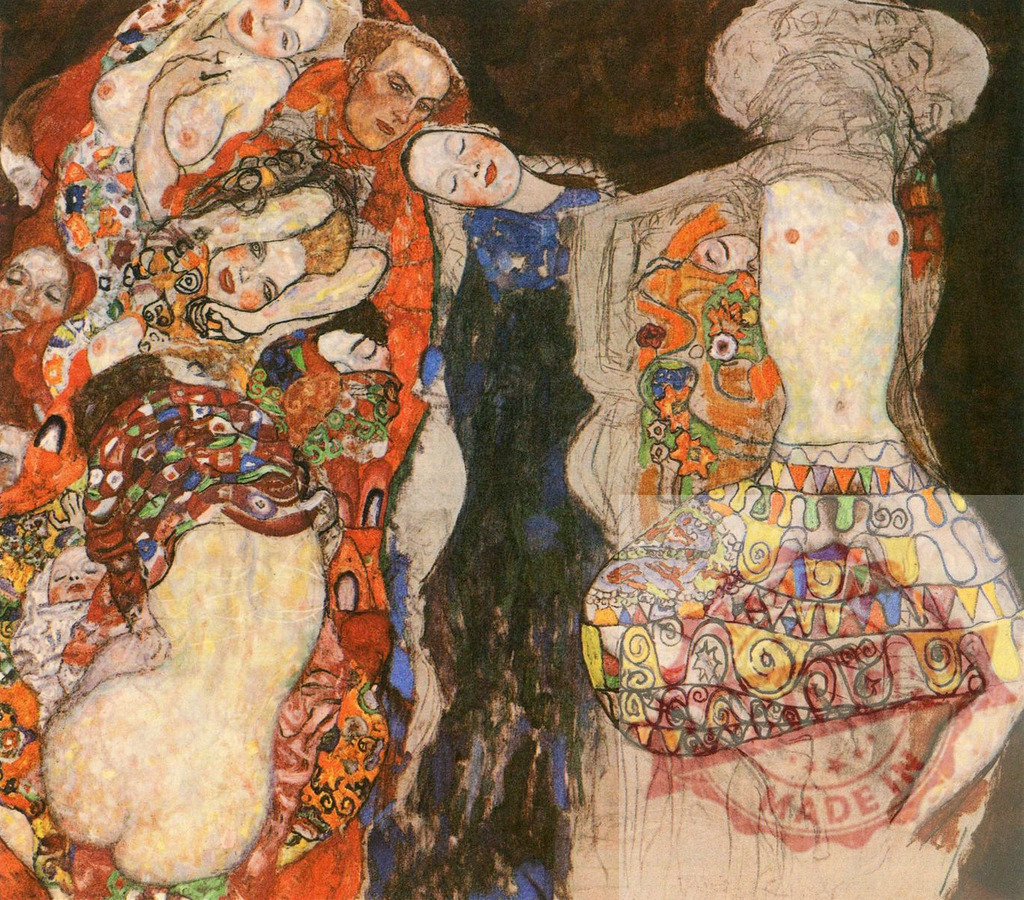 Gustav Klimt's The Bride (1917–1918) famous painting. Original from Wikimedia Commons. Digitally enhanced by rawpixel. | Gustav Klimt's The Bride (1917–1918) famous painting. Original from Wikimedia Commons. Digitally enhanced by rawpixel. - Realized with Pictrs.com