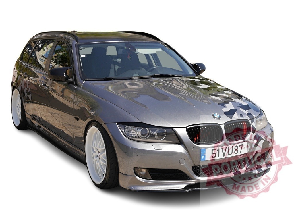 Customized BMW 3 Series Touring showcasing tuning modifications | Tuned BMW 3 Series Touring featuring aftermarket parts, including custom paint job, wheels, and body kit - Realized with Pictrs.com