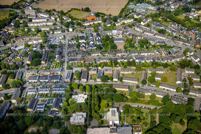 Muelheim220802639 | Luftbild, Haus Auf dem Bruch - Mülheimer Seniorendienste, Baustelle Wohnsiedlung Auf dem Bruch, Convivio Bautätigkeit, Dümpten - West, Mülheim an der Ruhr, Ruhrgebiet, Nordrhein-Westfalen, Deutschland