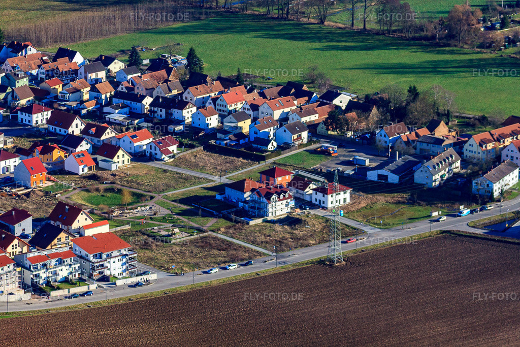 Luftbild: Am Höhenweg in Kandel im Bundesland Rheinland-Pfalz in Deutschland. Foto: IMG_37041.jpg vom 16.01.2011 durch Werner Riehm/FLY-FOTO.de