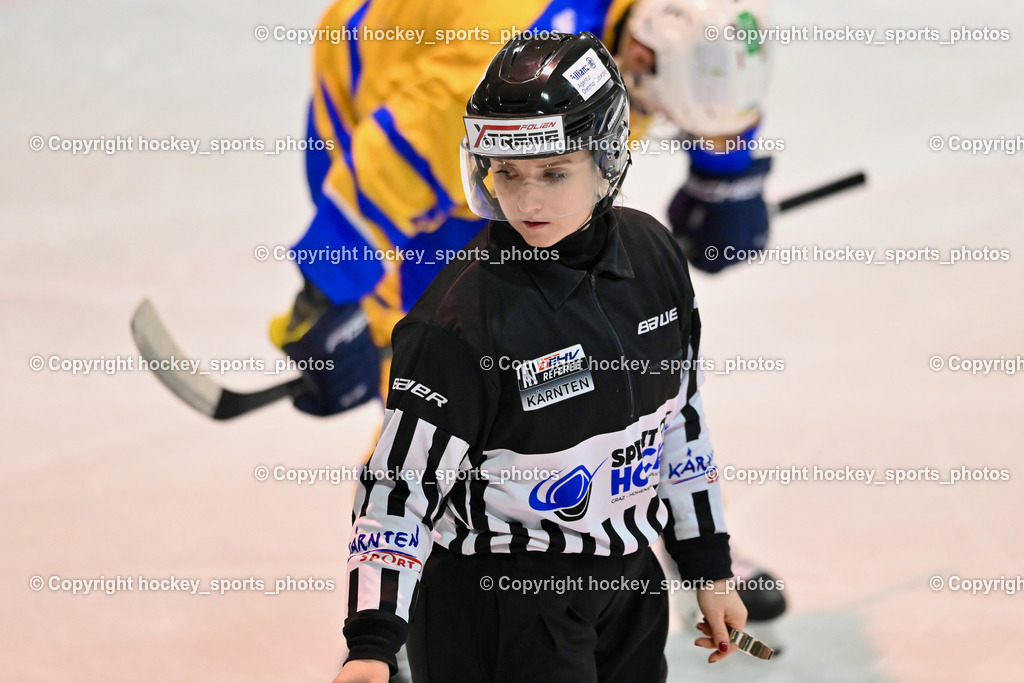 ESC SPARKASSE STEINDORF vs. 1. EHC ALTHOFEN | Klemm Anja Referee, ESC SPARKASSE STEINDORF vs. 1. EHC ALTHOFEN, ESC SPARKASSE STEINDORF vs. 1. EHC ALTHOFEN am 30.11.2025 in Steindorf (Ossiachersee Halle), Austria, (Photo by Bernd Stefan)