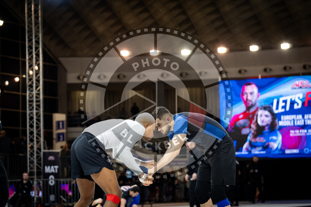 20260214PBB3267 | Fighters compete during the ADCC European Trials  competition day 1 in Belgrade, Serbia, on February 14, 2026.