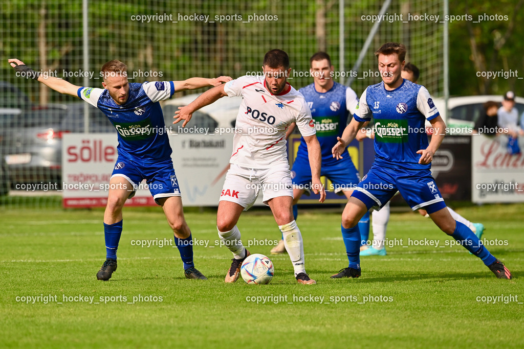 SV Dellach Gail vs. SAK 29.5.2023 | #7 Benedikt Kaltenhofer, #99 Uros Palibrk, #13 Gabriel Umfahrer