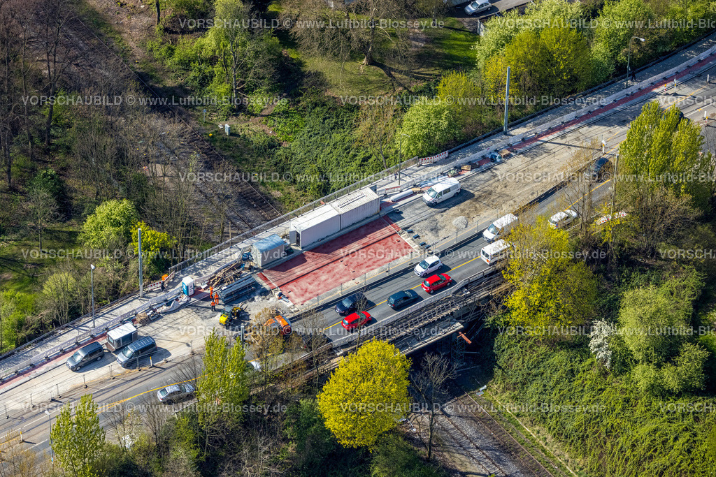 Gelsenkirchen220402757 | Luftbild, Baustelle und Straßenbau Turfstraße, Horst, Gelsenkirchen, Ruhrgebiet, Nordrhein-Westfalen, Deutschland