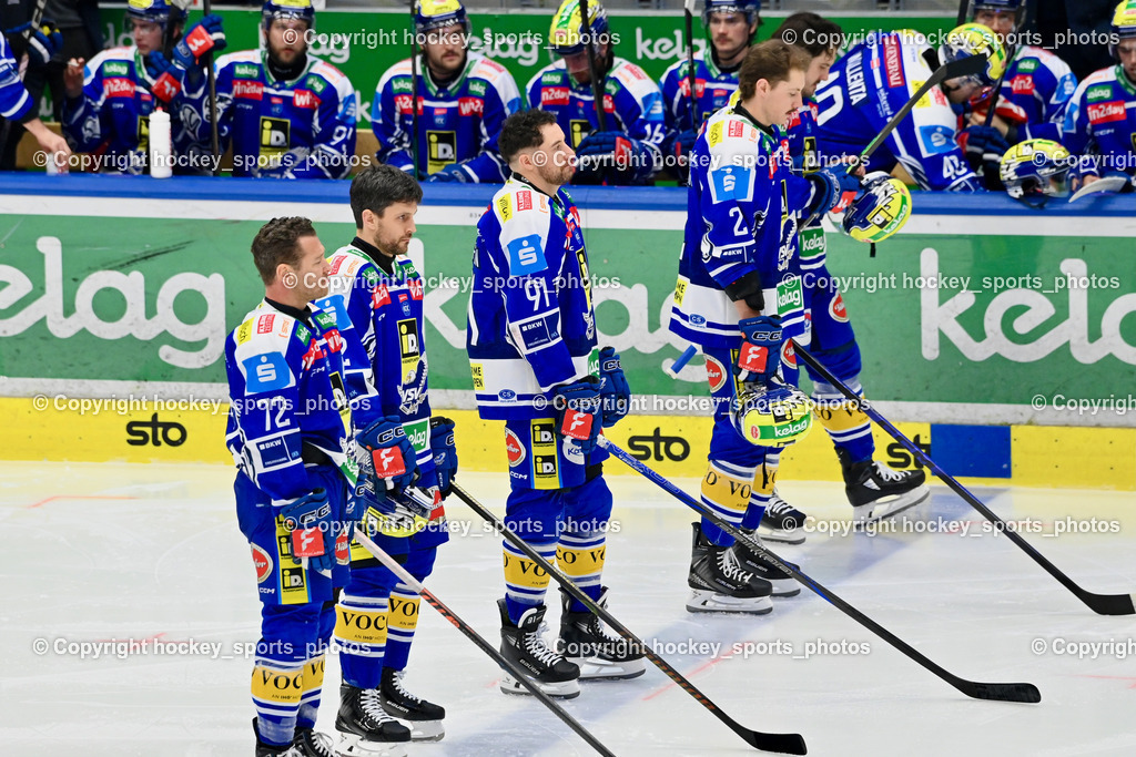 EC IDM Wärmepumpen VSV vs. EC Red Bull VSV | starting six EC VSV, #72 John Hughes EC VSV, #42 Alex Wall EC VSV, #91 Nick Hutchison EC VSV, #2 Dylan MacPherson EC VSV, EC IDM Wärmepumpen VSV vs. EC Red Bull VSV, EC IDM Wärmepumpen VSV vs. EC Red Bull Salzburg am 16.01.2026 in Villach (Stadthalle Villach), Austria, (Photo by Bernd Stefan)
