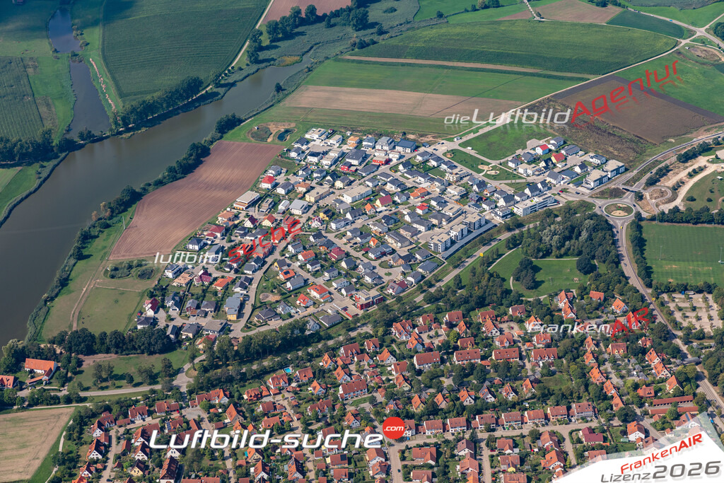 aktuelles Luftbild von Baugebiet-gaisfeld  Dinkelsbuehl - Luftaufnahme wurde 2019 von https://frankenair.de mittels Flugzeug (keine Drohne) erstellt.