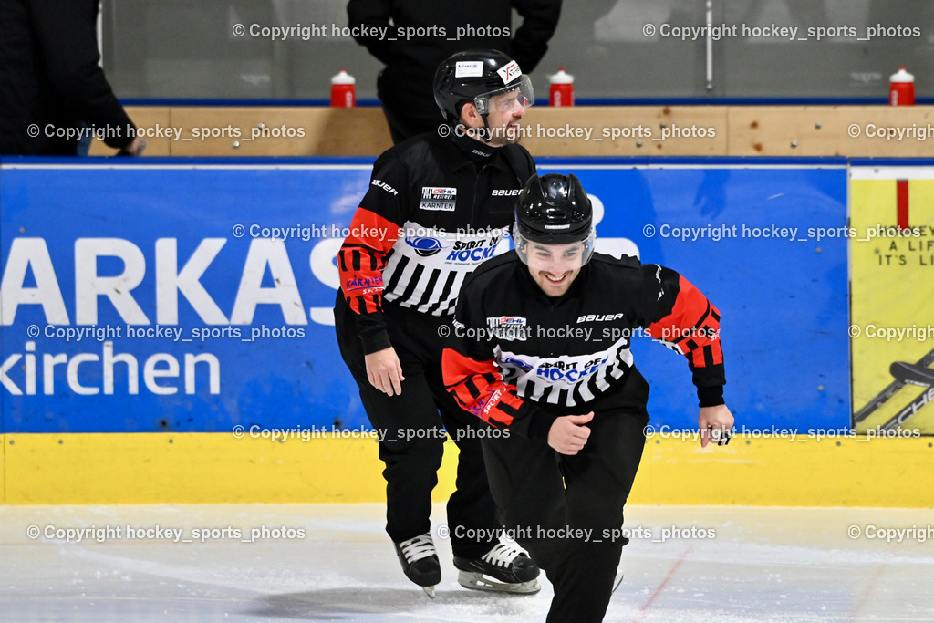 ESC SPARKASSE STEINDORF vs. UECR Huben  | OFNER Christian Referee, WIDMANN Florian Referee, ESC SPARKASSE STEINDORF vs. UECR Huben , ESC SPARKASSE STEINDORF vs. UECR Huben  am 06.02.2026 in Steindorf (Ossiachersee Halle), Austria, (Photo by Bernd Stefan)