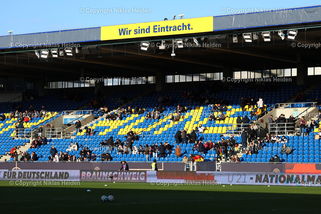 NH_DeutschlandU21_NordirlandU21_U21EMQualifikation_27032026 | Das Eintracht-Stadion beim U21-Länderspiel zwischen Deutschland und Nordirland.Fußball I Junioren I U21-EM-Qualifikation I Saison 2025-2026 I 8. Spieltag I Deutschland U21 - Nordirland U21 I 27.03.2026 I Eintracht-Stadion