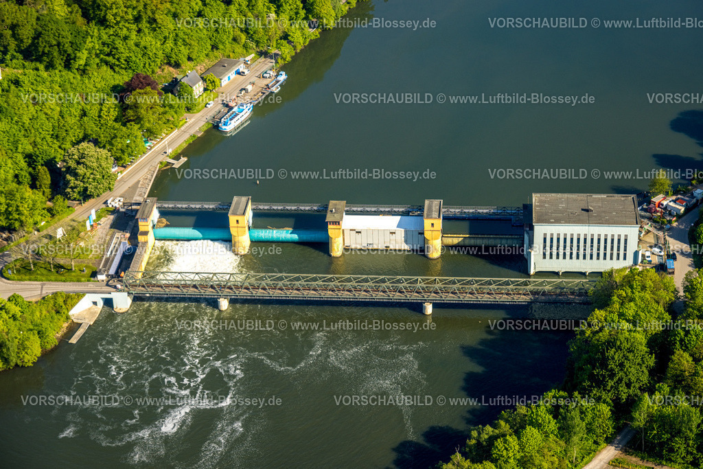 Herdecke240503307 | Luftbild, Wasserkraftwerk Hengstey am Hengsteysee mit Schiffswinkel Brücke bzw. Hengsteysee Brücke Ost, Boele, Hagen, Ruhrgebiet, Nordrhein-Westfalen, Deutschland