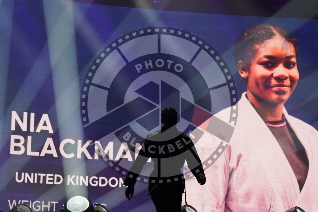 20231110PBB2096 | Fighters compete during the AJP World Professional Championship blackbelt finals in the Mubadala Arena in Abu Dhabi, Arab United Emirates, on November 10, 2023.