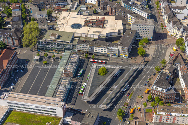 Bottrop230509750 | Luftbild, Hansa-Center, Altmarkt, Berliner Platz ZOB, Altstadt, Bottrop, Ruhrgebiet, Nordrhein-Westfalen, Deutschland