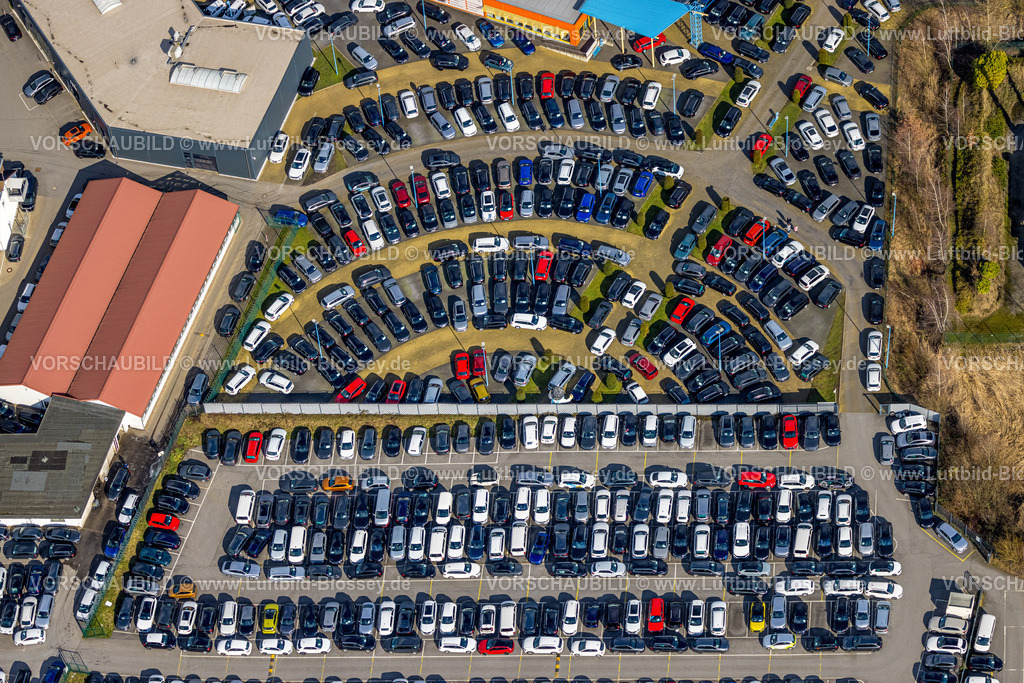 Hamm230215297 | Luftbild, Potthoff Autohaus, Autohandel, Bockum-Hövel, Hamm, Ruhrgebiet, Nordrhein-Westfalen, Deutschland