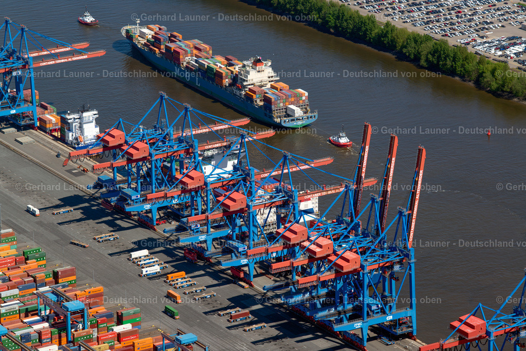 3801045 | Ladekräne, Container Terminal, Hafen, Freie und Hansestadt Hamburg