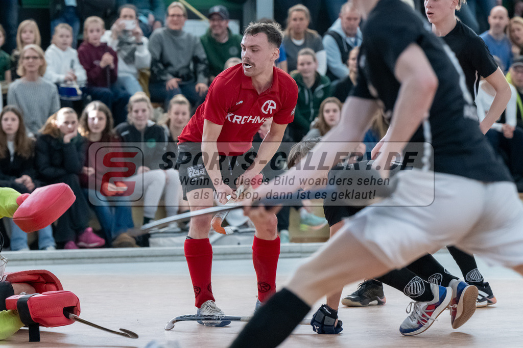 HK_20250202_102394 | 2. Bundesliga Halle Herren Club Raffelberg - Schwarz Weiss Köln am 2.2.2025 Halle am Raffelberg, Duisburg ,