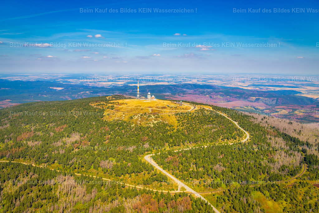 Brocken mit strahlend blauen Himmel-8339 | Brocken bei strahlend blauen Himmel - Realisiert mit Pictrs.com