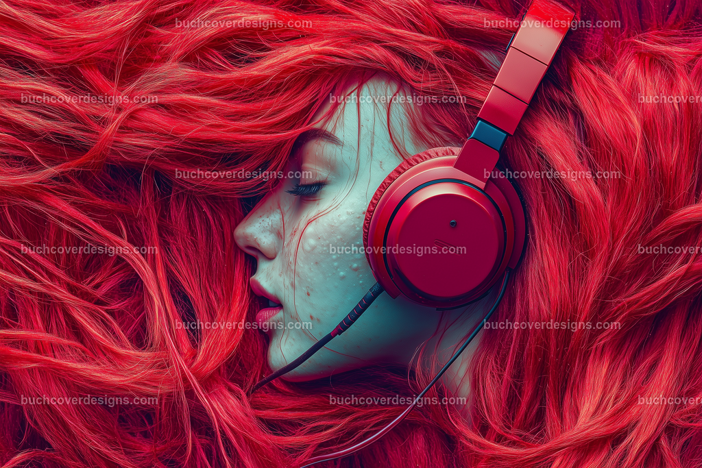Gesicht einer Frau mit Kopfhörer (71) | face of a woman underwater , with pink colored hair spread over the surface of the image, with a red headphone - close up - studio light - vivid colors - high detail - realistic - photo - everything sharp --chaos 5 --ar 3:2 --stylize 50 --weird 200 --v 6.1 Job ID: 71c95d5b-6226-4c31-af83-f7c9a3baf74d
