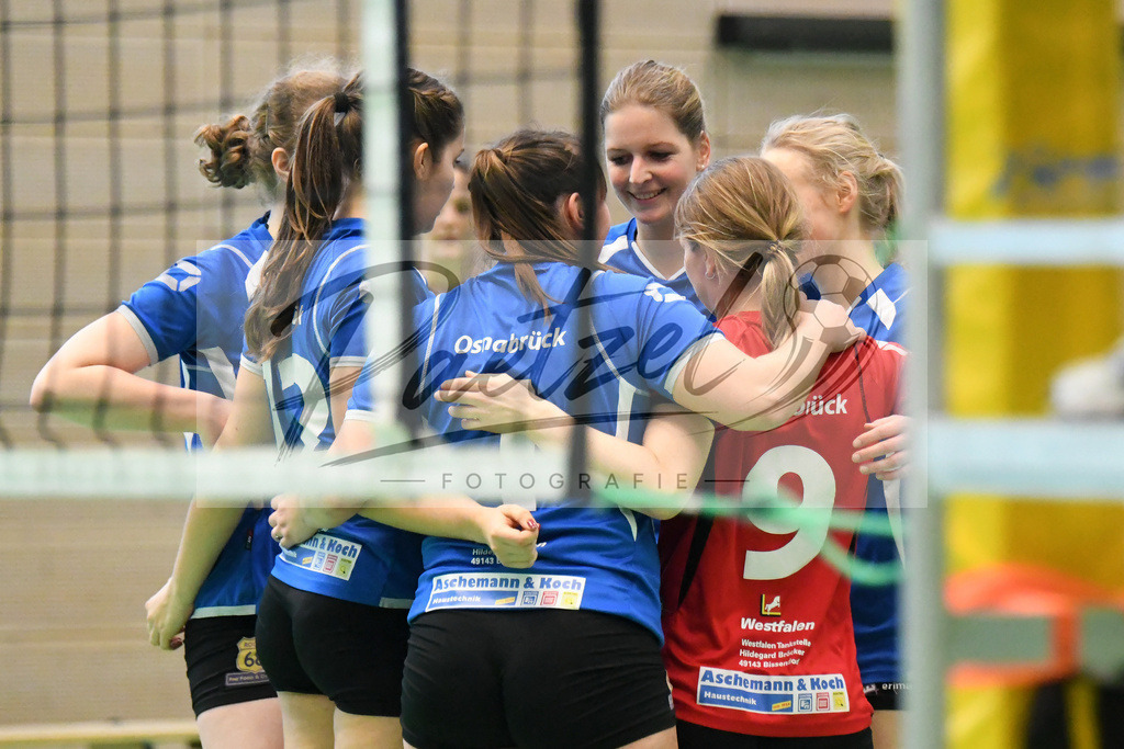 20200202_VCOOTB_0105 | Volleyball, Frauen:   waehrend des Spiels der Regionalliga NordWest zwischen VC Osnabrueck und Oldenburger TB in der Schlosswall-Halle am 02.02.2020 in Osnabrueck, Deutschland. - Realisiert mit Pictrs.com