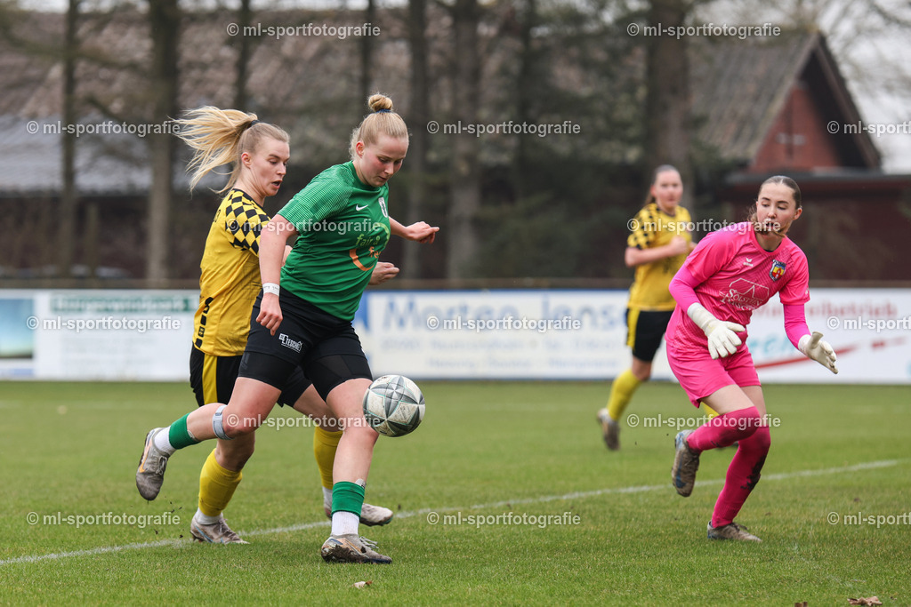 Fußball I Frauen I Saison 2025/2026 I Oberliga Schleswig-Holstein I 12. Spieltag I SV Frisia 03 Risum-Lindholm - Eichholzer SV | ml-sportfotografie - Realisiert mit Pictrs.com