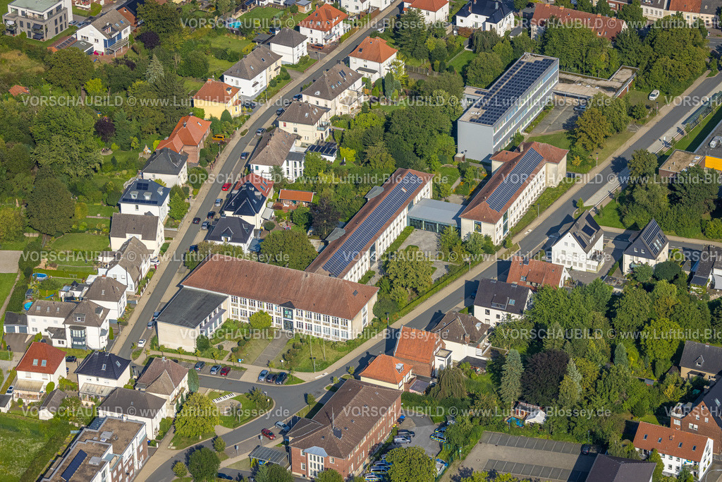 Beckum230804467 | Luftbild, Berufskolleg Beckum des Kreises Warendorf Europaschule, Münsterland, Nordrhein-Westfalen, Deutschland