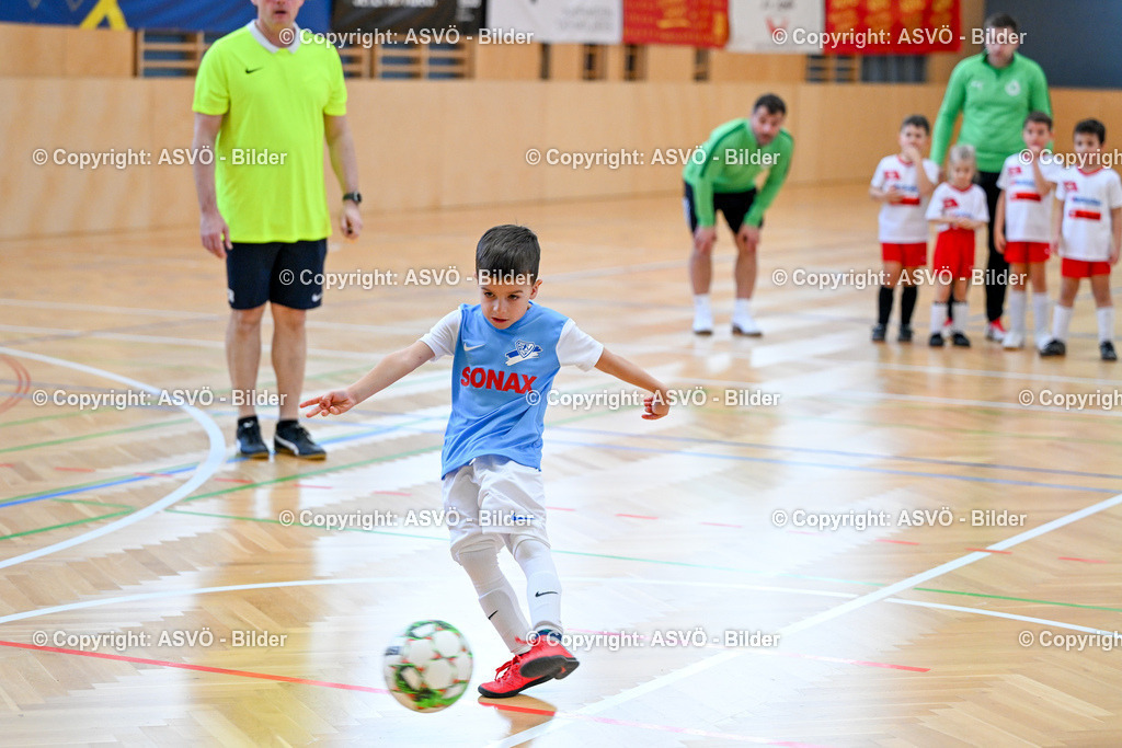 ASVÖ_ Fussballturnier SV Gallneukirchen_ 08.02.2025-114 | 08.02.2025, Gallneukirchen, AUT, ASVÖ, Fussball Nachwuchs Hallenturnier 2025, SV Gallneukirchen im Bild Teilnehmer U 7©Harald Dostal / fodo.media - Realisiert mit Pictrs.com