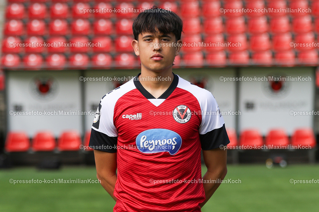 Koe3Liga25072401053 | Luca de Meester ; FC Viktoria Köln; 3. Liga, Porträttermin 2024/2025