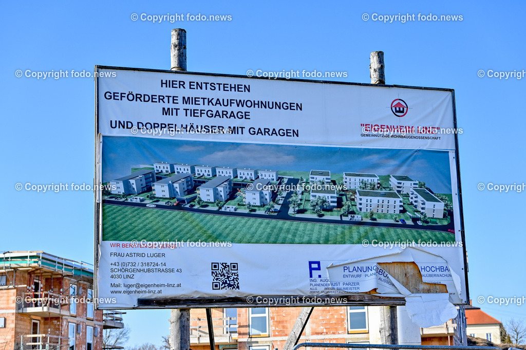 Pasching_ Baustelle Südzeile_ 02.03.2023-6 | 02.03.2023, Pasching, AUT, Suedzeile im Bild Baustelle, Wohnbau