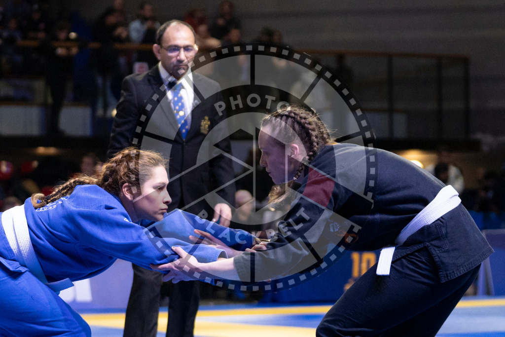 20240119PBB1341 | Fighters compete during the IBJJF European Championship in Paris, France, on January 19, 2024.