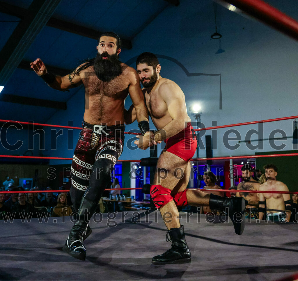 2023-11-11_090_Erding_Wrestlingshow | Erding, Deutschland, 11.11.2023:
Wrestling, Saison 2023, EWS Wrestling ERDING

Foto: Christian Riedel / fotografie-riedel.net