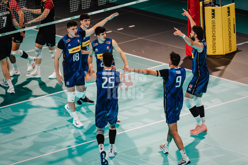 Volleyball | Männer | Testspiel | Deutschland vs. Italien | 26.05.2025 | Italien jubelt