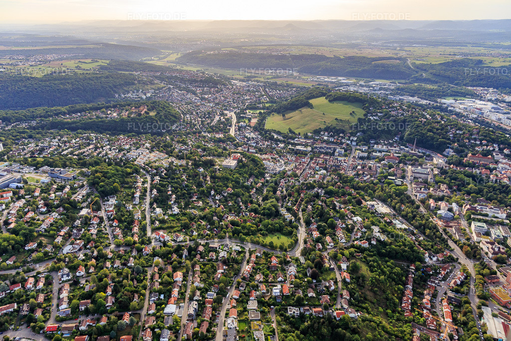 Luftbild: Industriegebiet Paul-Ehrlich-Straße in Tübingen im Bundesland Baden-Württemberg in Deutschland. Foto: IMG_008499.jpg vom 27.08.2020 durch Werner Riehm/FLY-FOTO.de