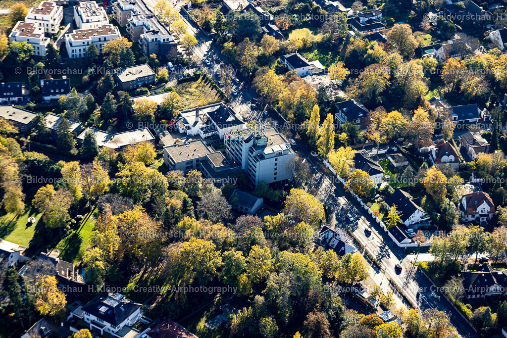 Parkterrassen-Rheinhof-Meerbusch-Buederich-Moerser Str.- | Luftbildfotografie Hermann Klöpper - Realisiert mit Pictrs.com