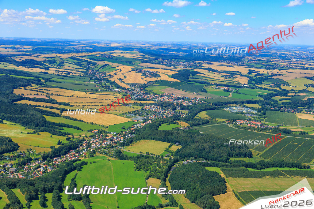Luftbild von Lungwitz Kreischa - Luftaufnahme wurde 2016 von https://frankenair.de mittels Flugzeug (keine Drohne) erstellt - die Geschenkidee