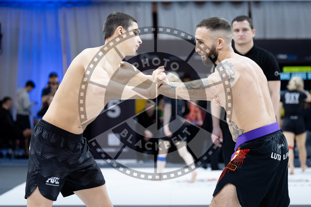 20260214PBB1993 | Fighters compete during the ADCC European Trials  competition day 1 in Belgrade, Serbia, on February 14, 2026.