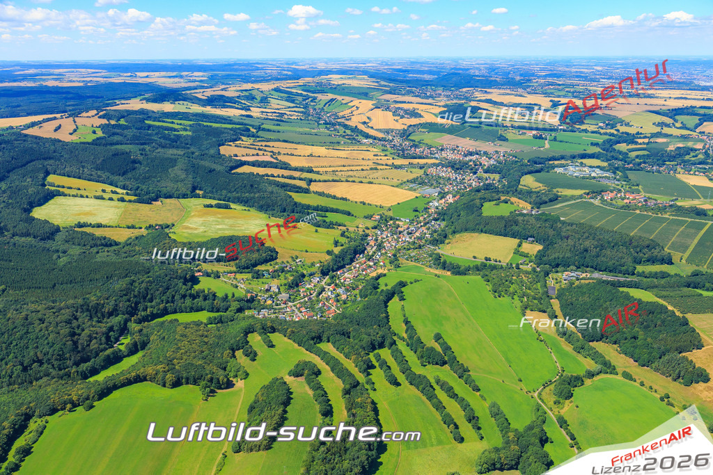 Luftbild von Lungwitz Kreischa - Luftaufnahme wurde 2016 von https://frankenair.de mittels Flugzeug (keine Drohne) erstellt - die Geschenkidee
