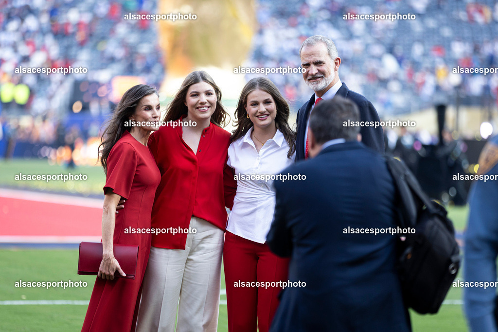 FOOTBALL : Argentine vs Espagne – Finale de la Coupe du Monde FIFA 2026. New York New Jersey Stadium, East Rutherford, New Jersey, États-Unis. 19/07/2026. | membres de la famille royale d'Espagne assistent à la finale de la Coupe du Monde de la FIFA 2026 entre l'Argentine et l'Espagne au New York New Jersey Stadium d'East Rutherford, New Jersey, États-Unis, le 19 juillet 2026.