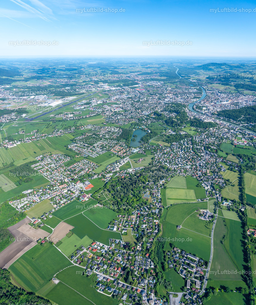 luftbild-salzburg-stadt-bruno-kapeller-8 | Luftbild von der Stadt Salzburg in Österreich. Dieses Luftbild wurde aus mehreren Aufnahmen zusammengesetzt und kann Stitching-Fehler (Parallaxenfehler) enthalten. - Realisiert mit Pictrs.com