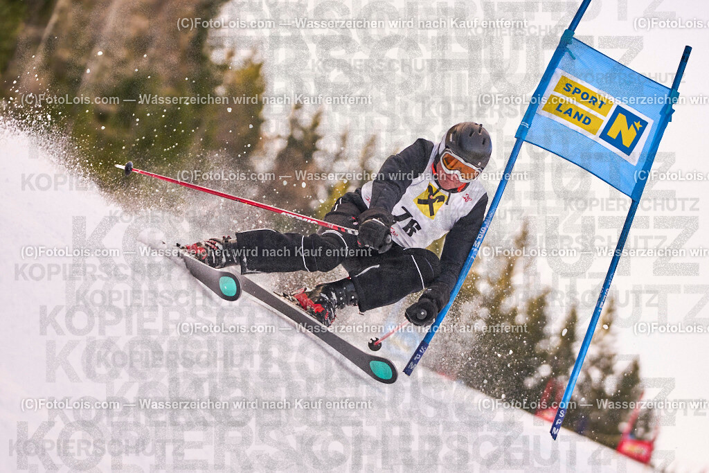 ALP1050_MastersCup-RTL-II_LKHF_Geyer Karl | NÖ Raiffeisen MastersCup, Jugend - Damen - Herren, Riesentorlauf-Rennen 2 auf der Fuchswaldpiste in Lackenhof am Ötscher, durchführender Verein: Schiklub Lackenhof, So 9. Februar 2025.