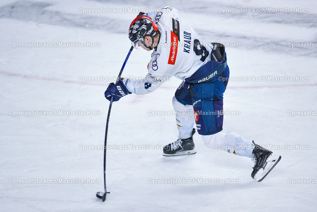 KoeDEL13032402077 | 13.03.2024, Köln, Eishockey, Penny DEL, Pre-Playoffs Spieltag 2, Lanxess-Arena, Kölner Haie - ERC Ingolstadt: Philipp Krauß (ERC Ingolstadt)