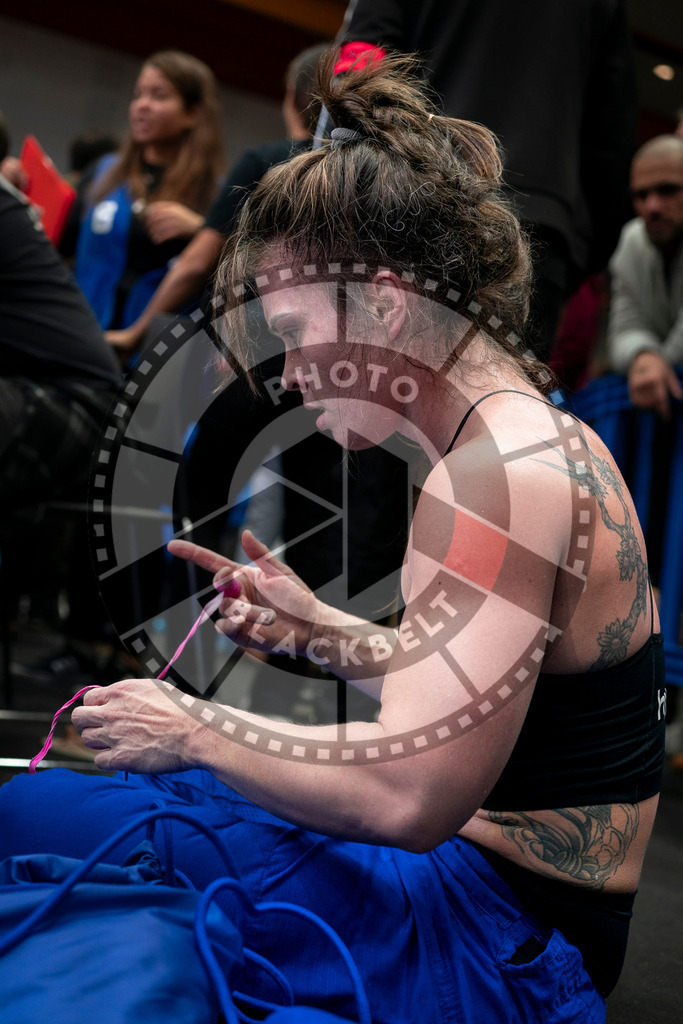 20240126PBB1868 | Fighters compete during the Brazilian Jiu-Jitsu European Championship of the IBJJF in Paris, France, on January 26, 2024.
