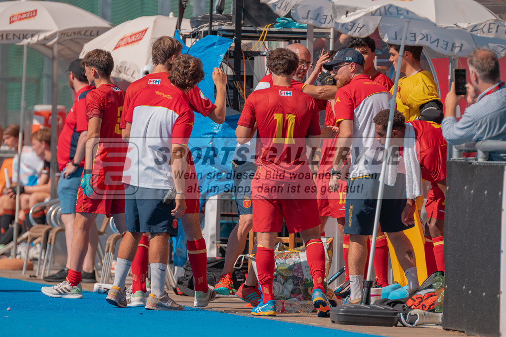 HK_20230711_101305 | Euro Hockey MU18 Spain vs Netherlands Championship Girls &amp; Boys am 11.7.2023 CHTC , Krefeld ,
