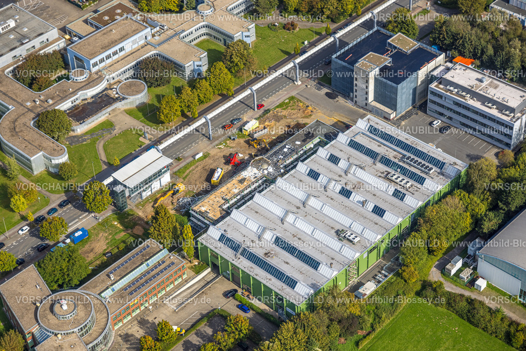 Dortmund231000502 | Luftbild, TU Technische Universität Dortmund, Technologiezentrum, Baustelle am Gebäude Emil-Figge-Straße, Eichlinghofen, Dortmund, Ruhrgebiet, Nordrhein-Westfalen, Deutschland